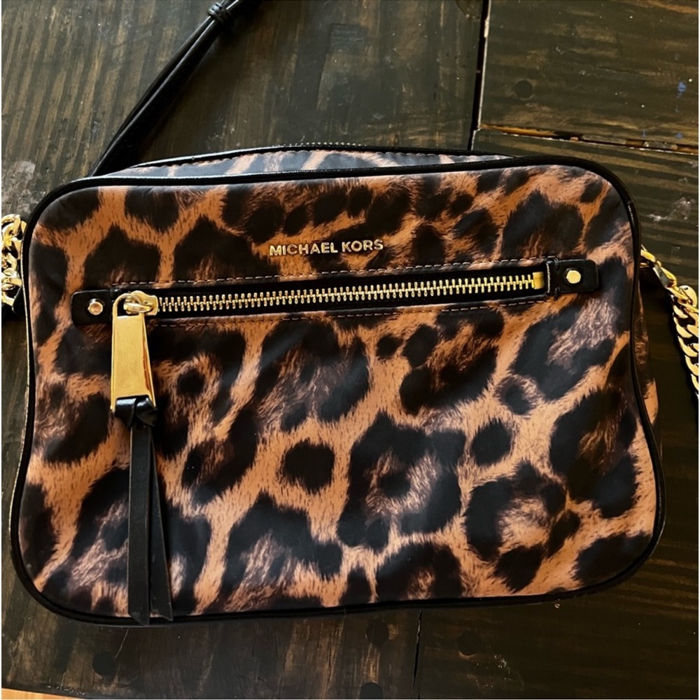 Leopard print MK authentic.